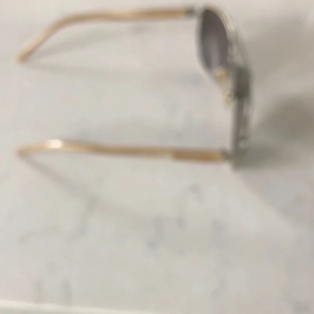 Ralph Lauren Aviator Sunglasses in Gold Frame with Brown Gradient Lenses